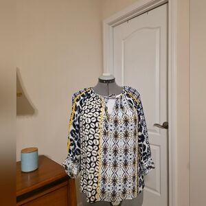 Karen Kane peasant blouse, Size LP